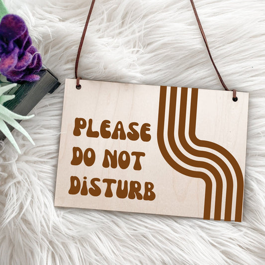 Retro Please Do Not Disturb Sign, In Session Sign, In Session Sign for Therapist, Massage in Session Sign, In Session