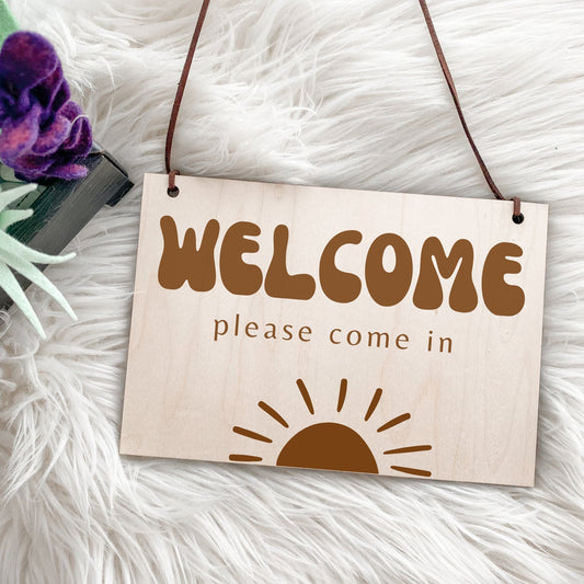 Retro Welcome Sign, Come In Sign, Welcome Come In Sign, Open Sign, Open and Closed Sign, Please Come In Sign, Counseling in Session, Retro