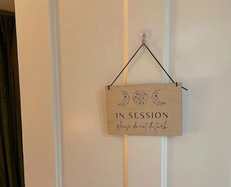 Engraved In Session Sign, Therapy in Session, In Session Sign, In Session Sign for Therapist, Massage in Session Sign, In Session